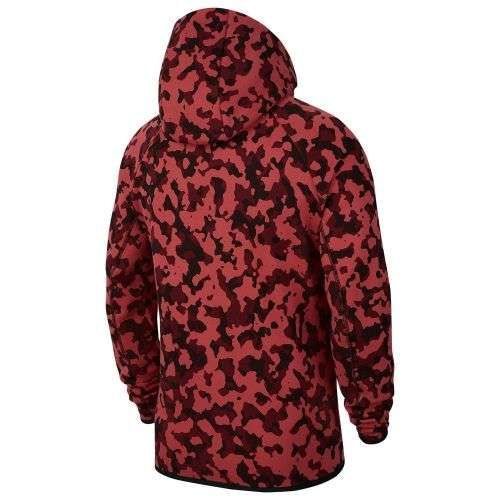 Original Men's Nike Tech Fleece Camouflage Hoodie CJ5975 603 Size Large